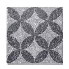 Campino 60x60x4 cm - Belgium Blue Flower Light Grey