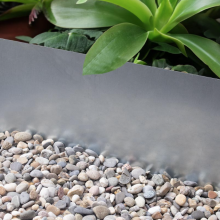 Verzinkt staal kantopsluiting recht 150mm (lengte 240cm) *UITLOPEND*