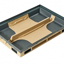 Schoonl onderb 60x60cm, H=8cm Polym bet