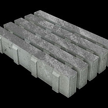 Piedra Eco 60x40x12 Licht Grijs