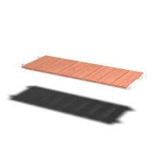 Gepoedercoat staal Vegas Bankje 130CM - RAL9010