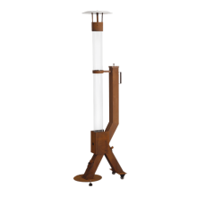 Pellet terrasverwarmer - Rocket - Corten
