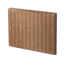 Palissadeband 6x40x50 bruin