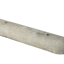 plakband 1x rond grijs + montage gaten