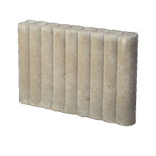 Palissadeband rond 8x25 grijs