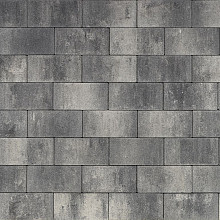 Meliton 15x30x6 Zwart/Grijs