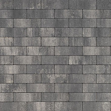 Meliton 10x30x6 Zwart/Grijs