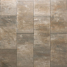 Meliton 30x60x8 Bruin/Beige/Zwart