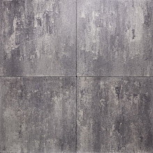 Preston 60x60x4 Zwart/Grijs