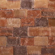 Koppelstone 20x30x6 Rood/Bruin