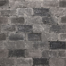 Koppelstone 15x30x6 Zwart/Grijs