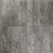 Meliton 60x60x5 Zwart/Grijs