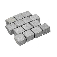 Tibet Dark Grey (G654) Gevlamd 10x10x8 cm grijs