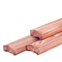 Afdeklat lariks / douglas pyramide GEDROOGD GESCHAAFD 4.4 x 8.8 x 180