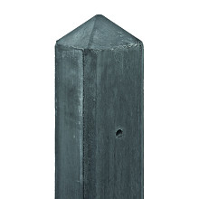 T-paal antraciet glad voor motief platen 10 x 10 x 280 betonpaal
