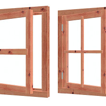 Douglas enkel draairaam LD douglas 72.6  x 89.6 cm