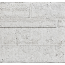 Onderplaat Rotsmotief dubbelzijdig 3.5 x 36x184 - Grijs