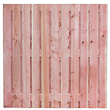 Tuinscherm lariks 23 planks (21+2) - Harz 180x180cm - schutting