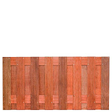 Tuinscherm hardhout 17 planks (15+2) - Kampen 90x180cm - schutting