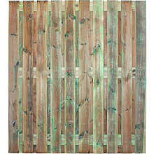Tuinscherm geïmp. 22 planks (19+3) - Privé H195xB180cm - schutting