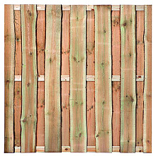 Tuinscherm geïmpregneerd 12 planks - Rustiek H180xB180cm - schutting