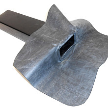 Dakdoorvoer 60x100mm met epdm flap - 45gr.