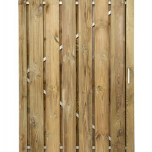 Grenen frame deur Universeel 190 x 120 poort