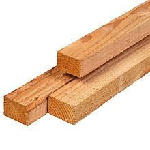 Douglas paal fijnbezaagd 4.5x7.5x400 cm