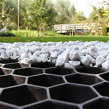 Eurogravel Pro 119x78,6x3,0 ZWART MET DOEK