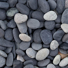 Beach Pebbles 8-16 mm - antraciet 20kg