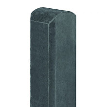 Berton©-paal gecoat, ronde kop - 10x10x180cm - Waal-serie - voor scherm: 90x180