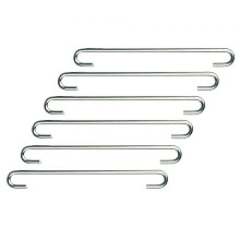 Gaasverbinder - 9 cm RVS - Gaasverbinder om 2 gazen bij elkaar te houden / 6 stuks per hoogte 180cm