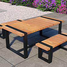 Teak tuinset - Dinnerset Wellington