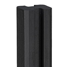 Berton©-sleufpaal 11.5x11.5 gecoat - 11.5x11.5x244cm eindmodel - Reest-serie