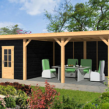 DHZ Plat dak Twello - Zwart - 730x370cm