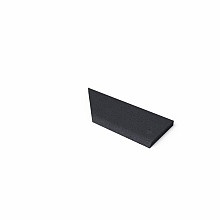 Zwembadrand hoek Rechts (100/60x40x5 cm) carbon
