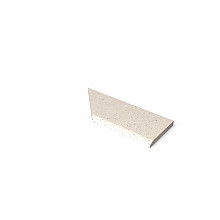 Zwembadrand hoek Rechts (100/60x40x5 cm) creme