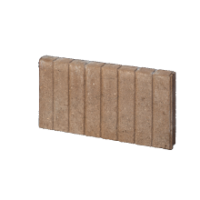 Rectoband recht 6x60x50 bruin