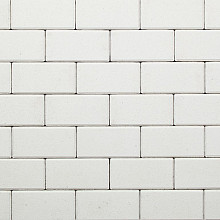 BSS 21x10,5x8 cm - Wit (verkeerssteen)  * Handmatig pakket