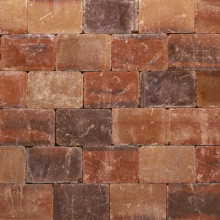 Koppelstone 15x30x6 Rood/bruin