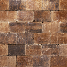 Koppelstone 15X15X8  Bruin/Beige/Zwart