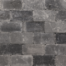 Koppelstone 15x15x6 Zwart/Grijs