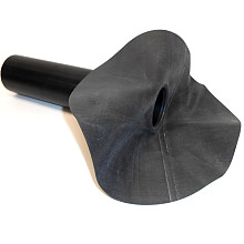Dakdoorvoer 63mm met epdm flap Rond