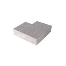 Oud hollandse hoekstuk trapelementen binnen 90° grijs (37x15cm)