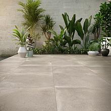 keramische tegels betononderlaag